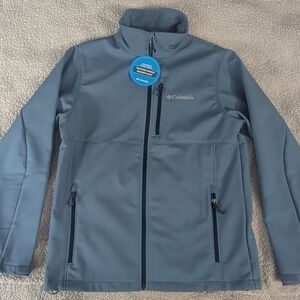 Columbia Blue Men's Medium Softshell Jacket